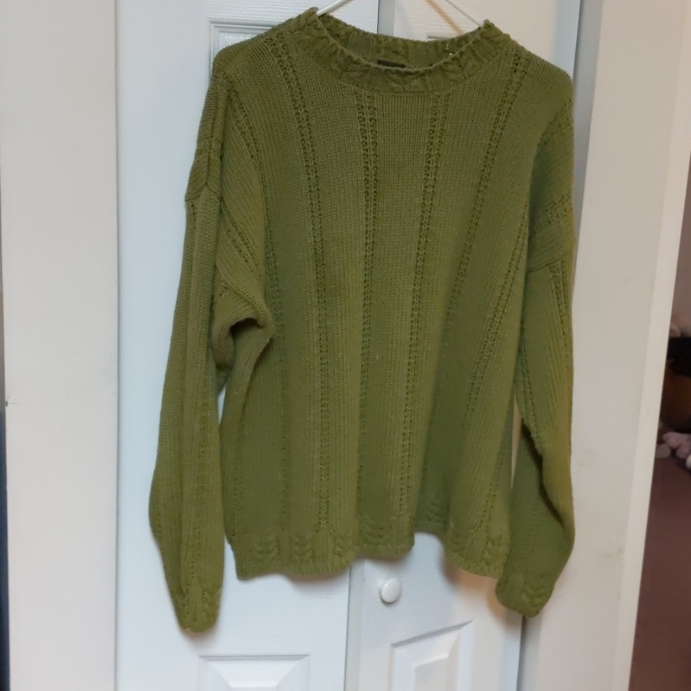 Gap L - XL green sweater